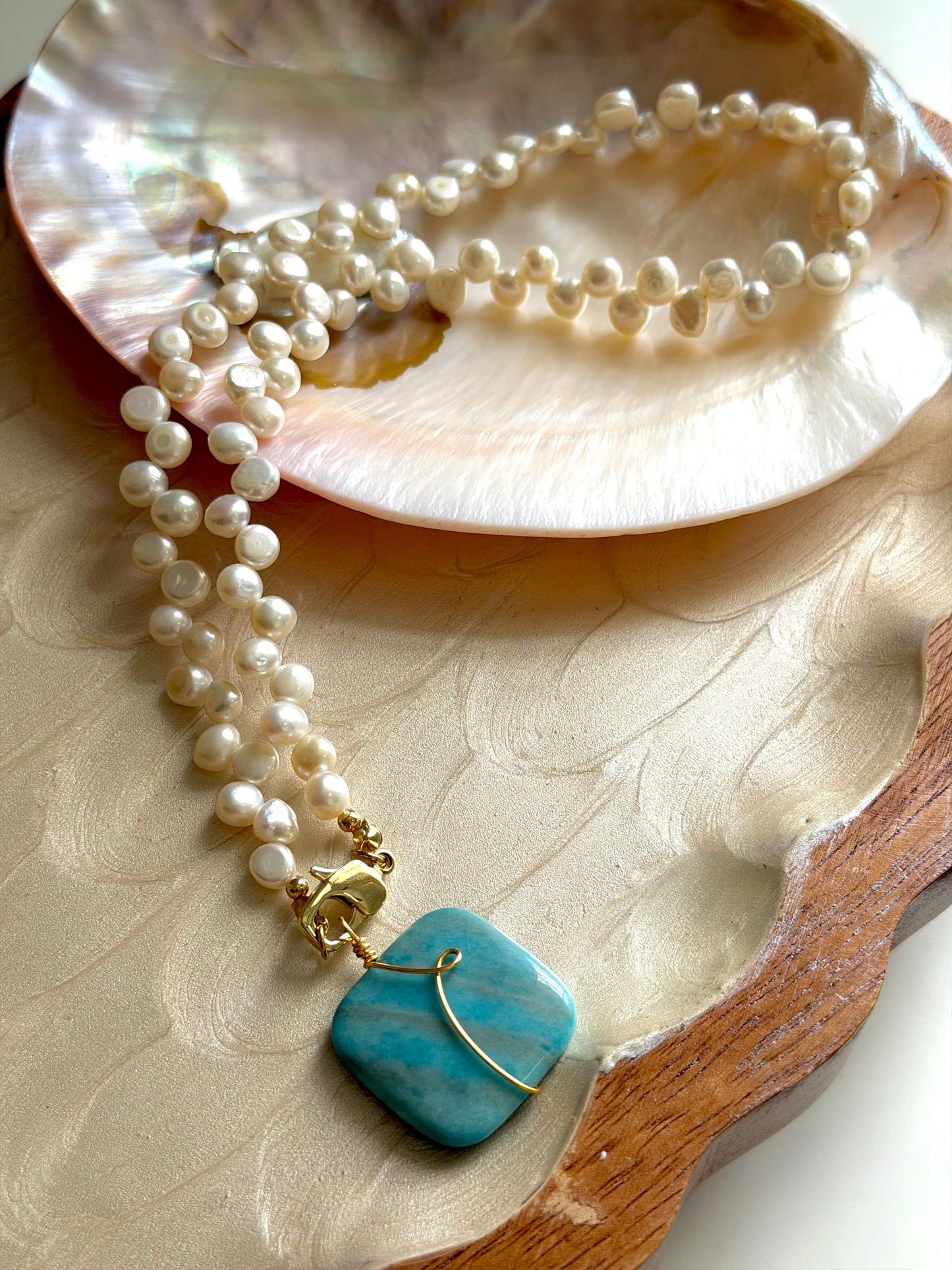 Ágata Perlada Necklace