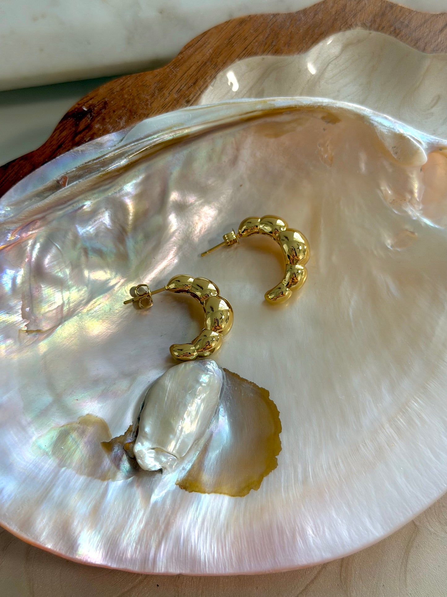 Croissant Earrings