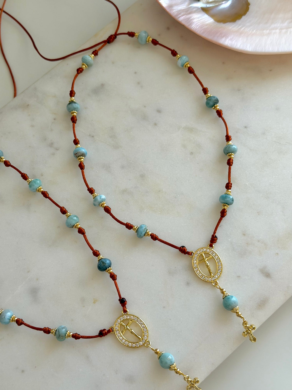 Larimar Decenario Necklace