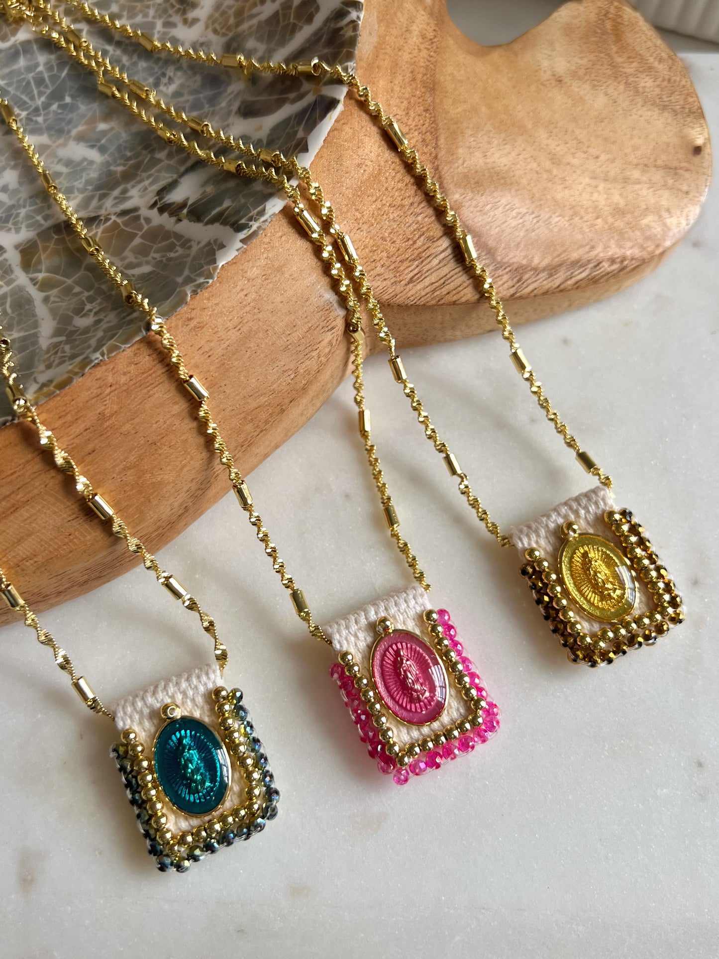 Colorful Virgencita Chain