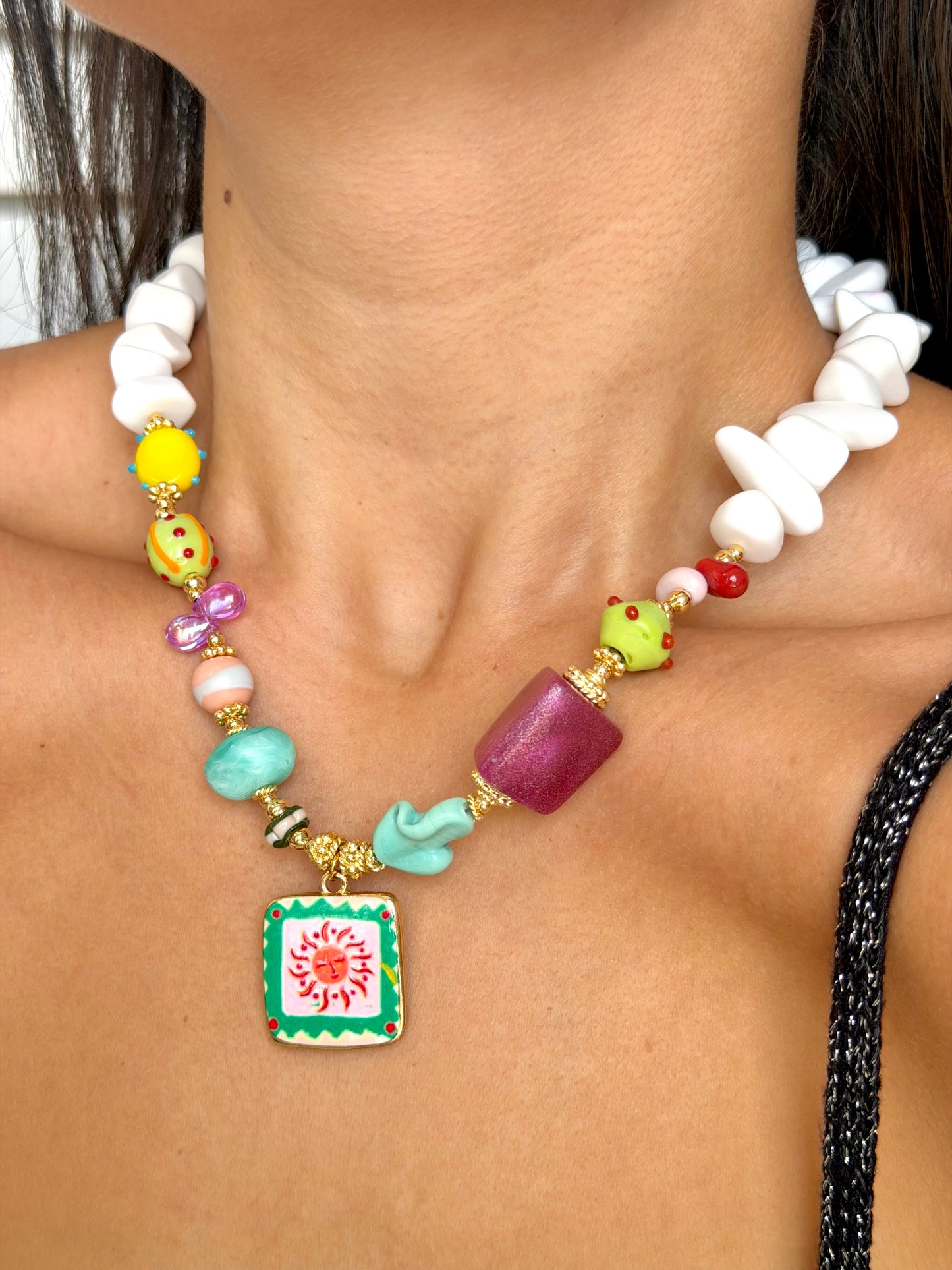 Solecito Tan Necklace