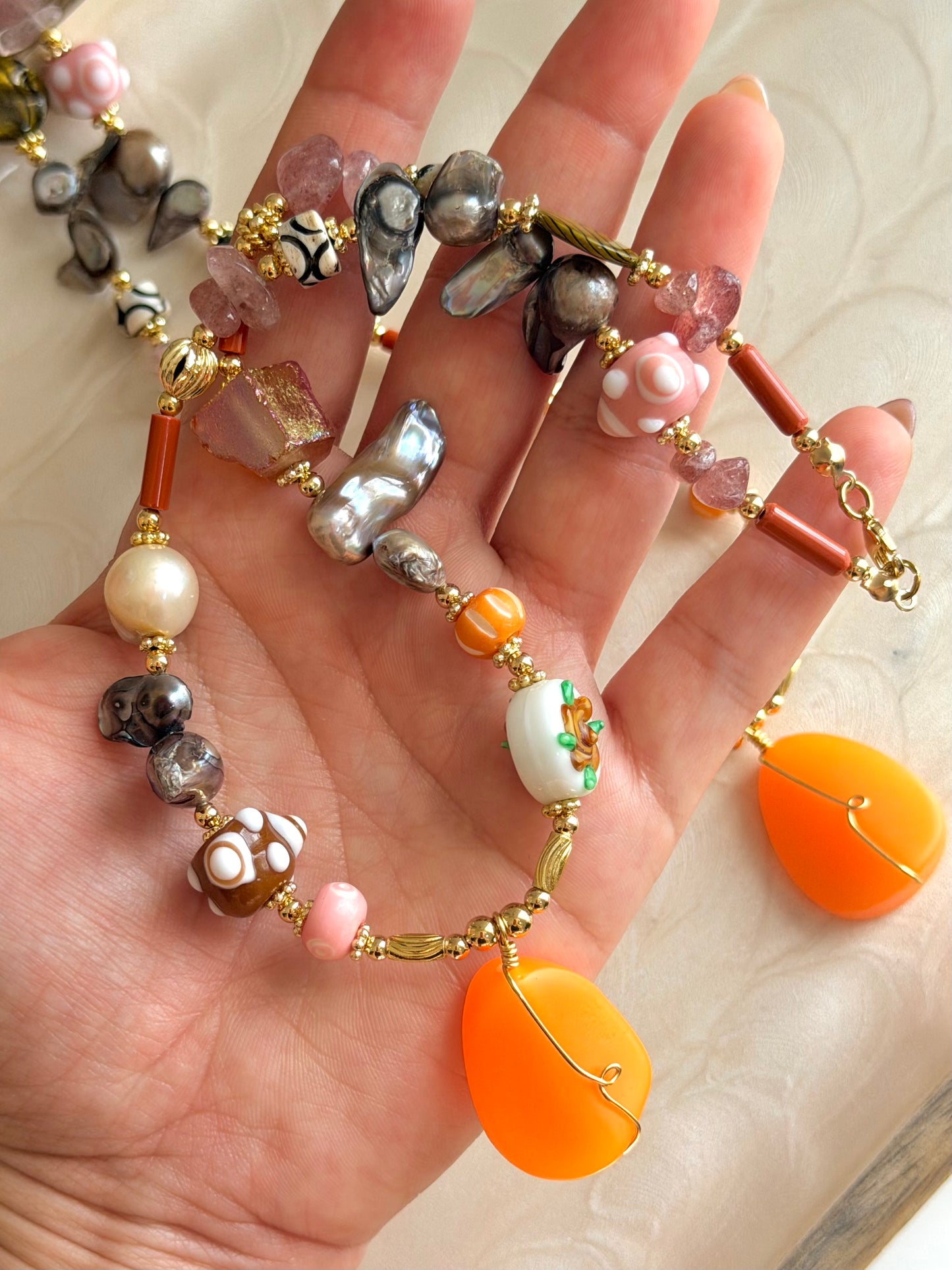 Pumpkin Necklace