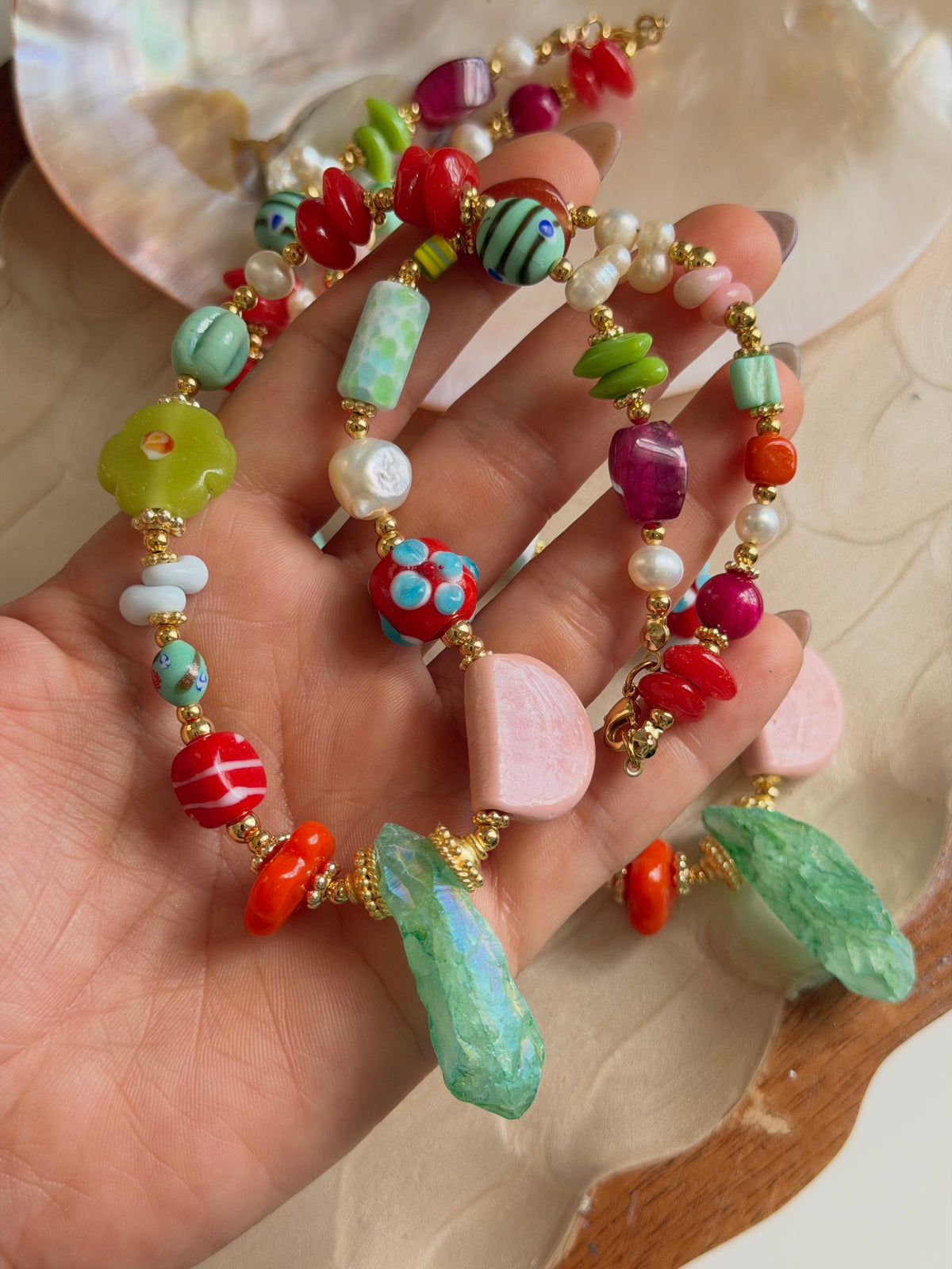 Green Quartz Necklace