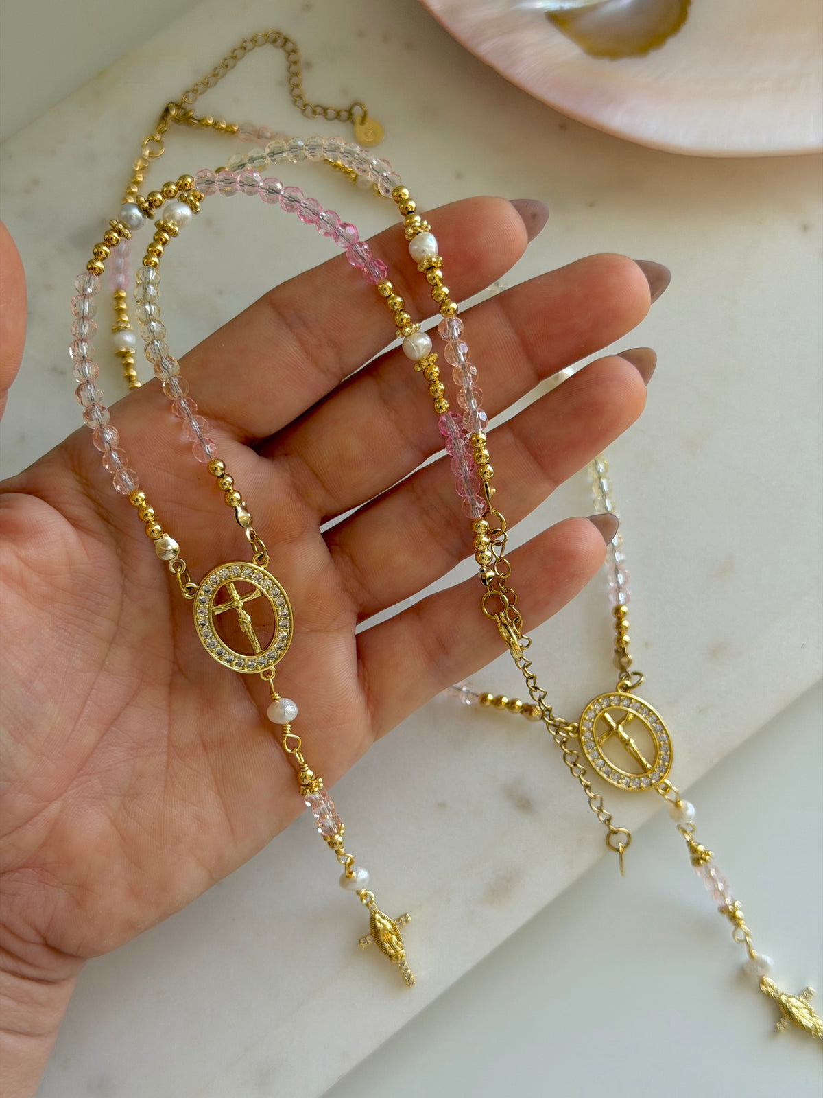 Magníficat Rosary Necklace
