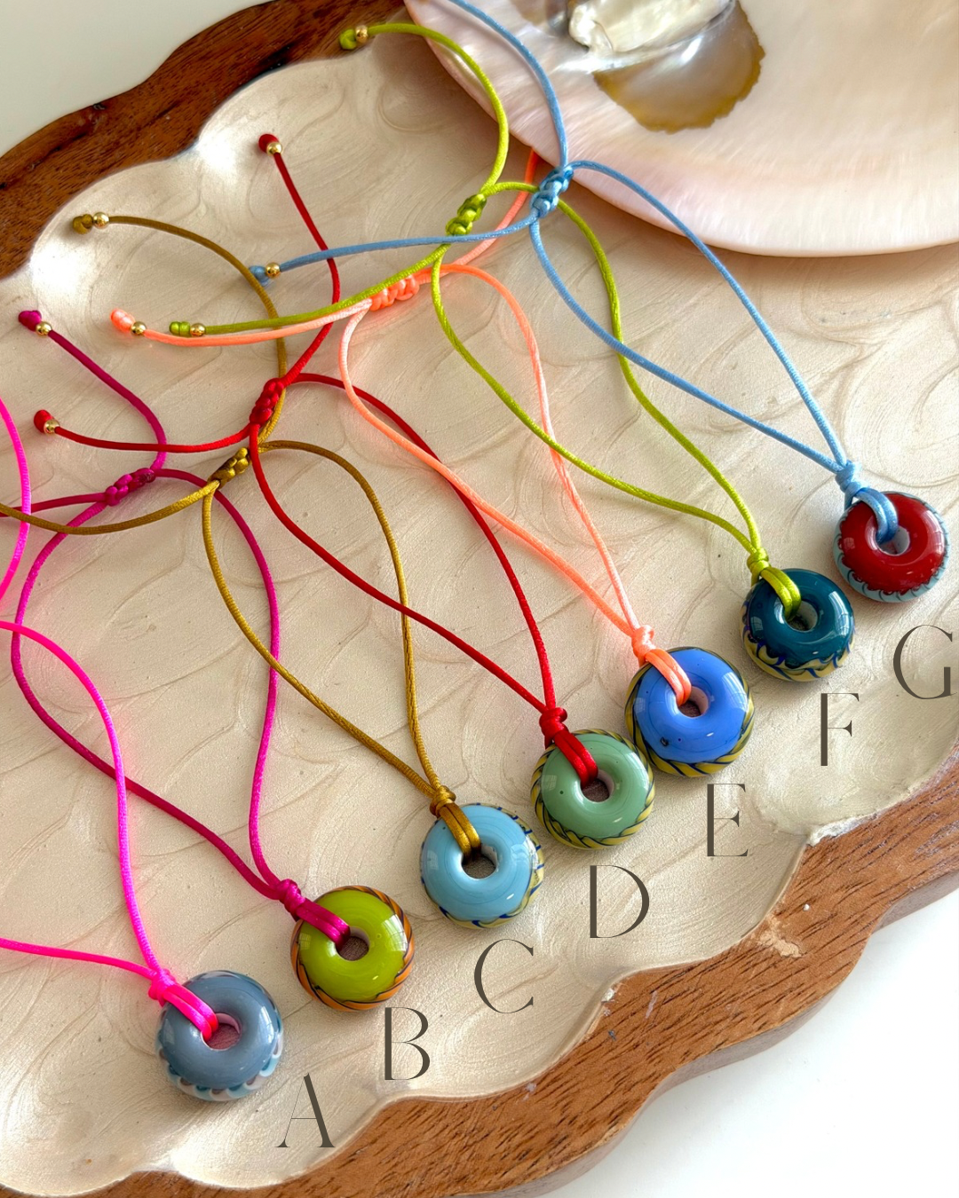 Murano Donut Bracelets