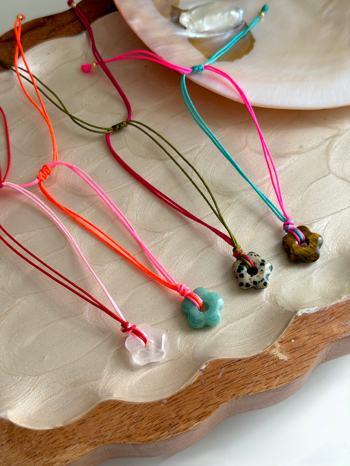 Flower Gemas Bracelets