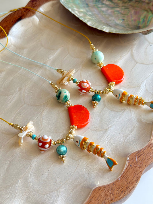 Pez dorado Necklace