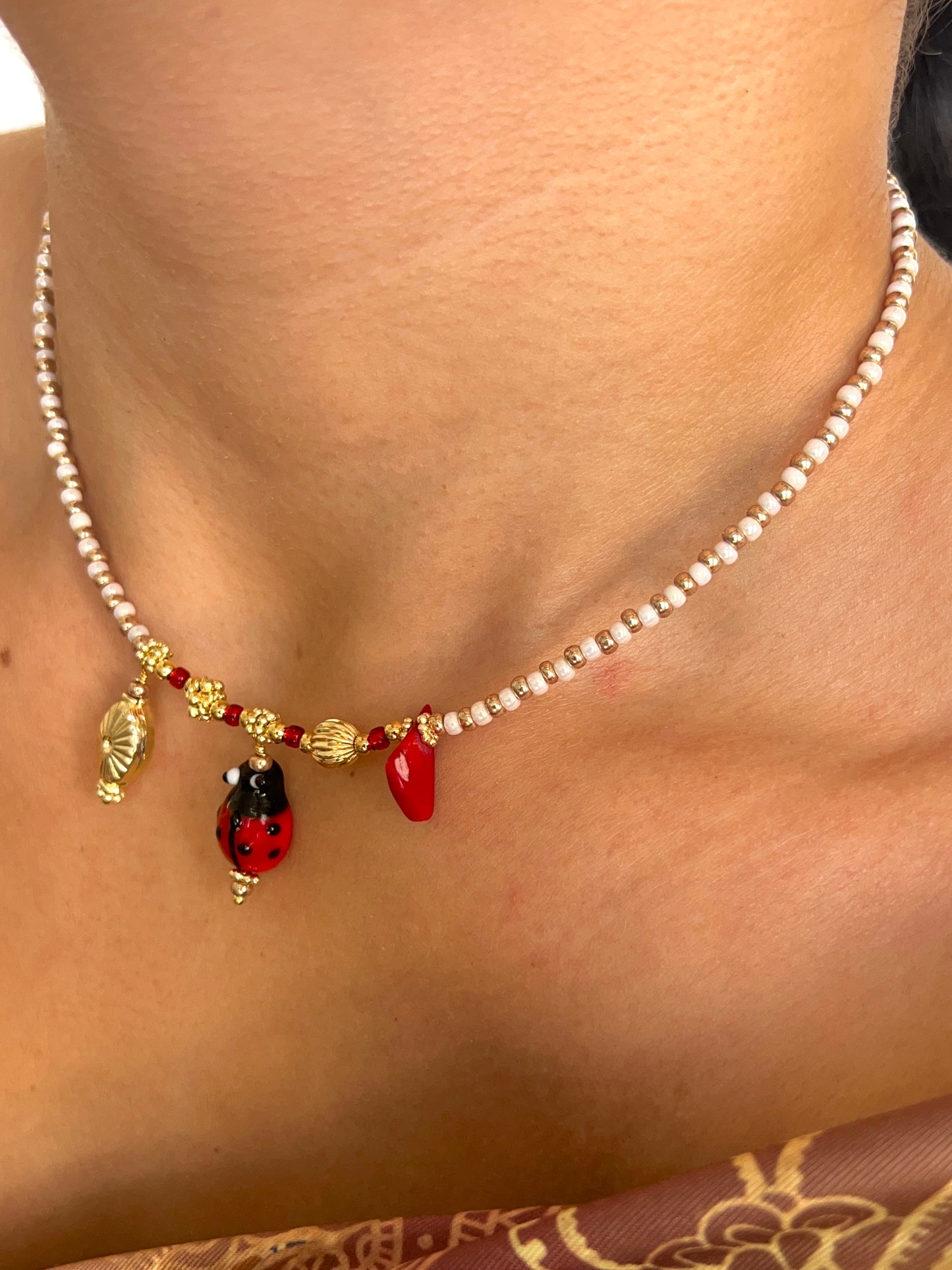 Ladybug Necklace
