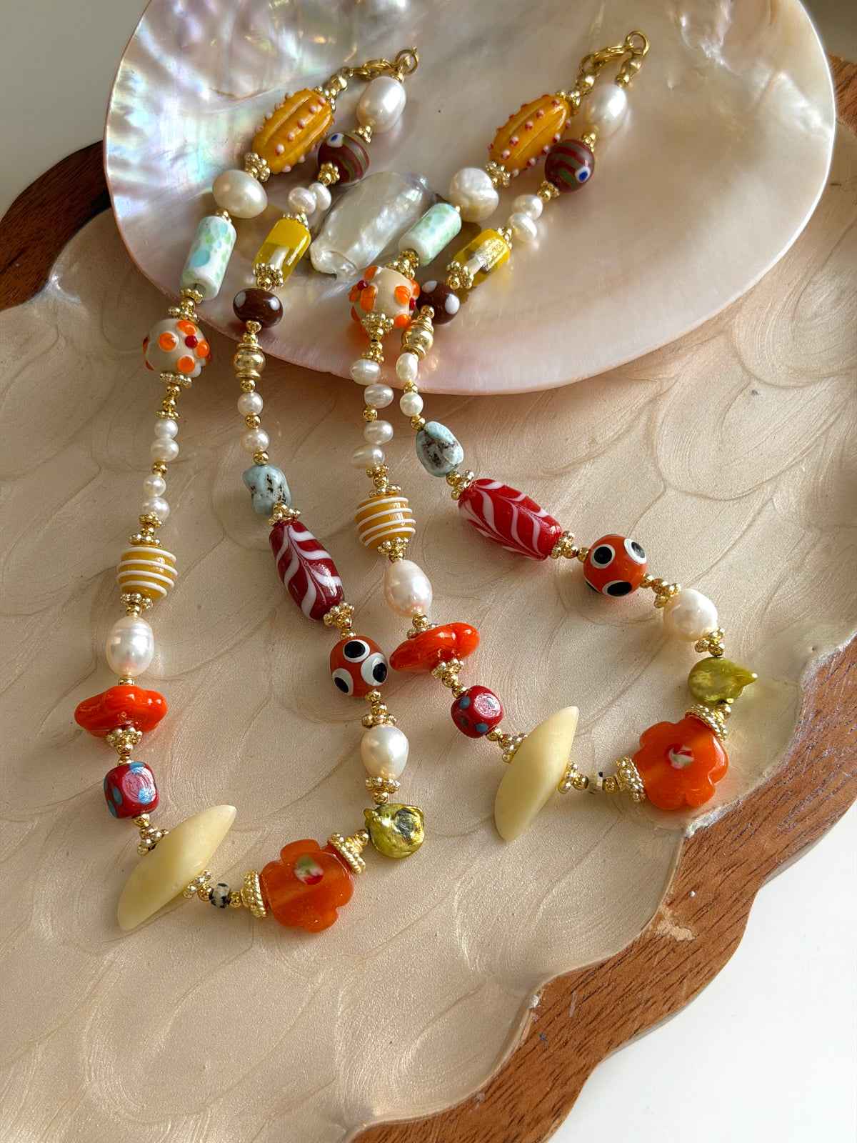 Fall Flower Necklace