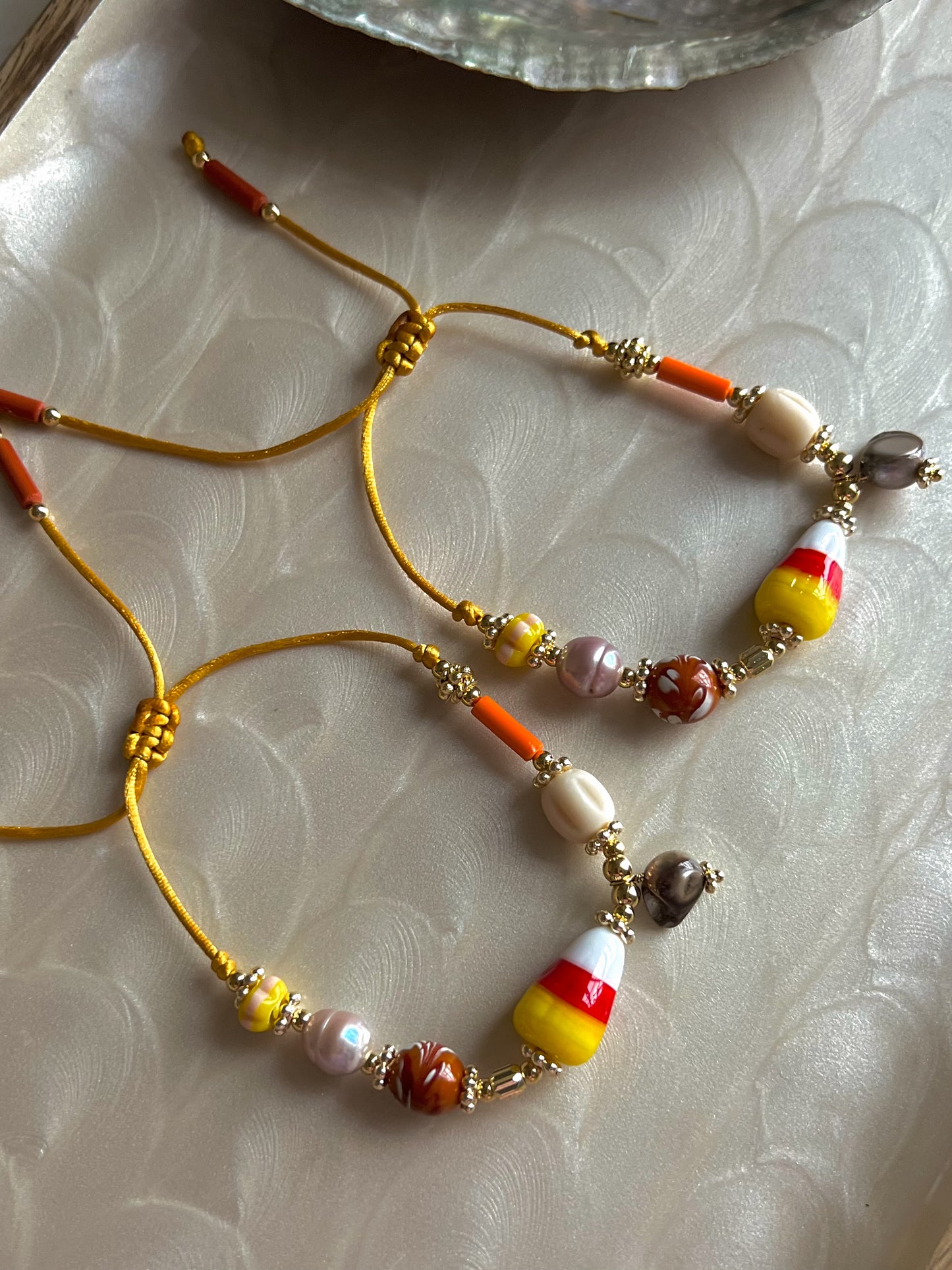 Candy Corn Bracelets
