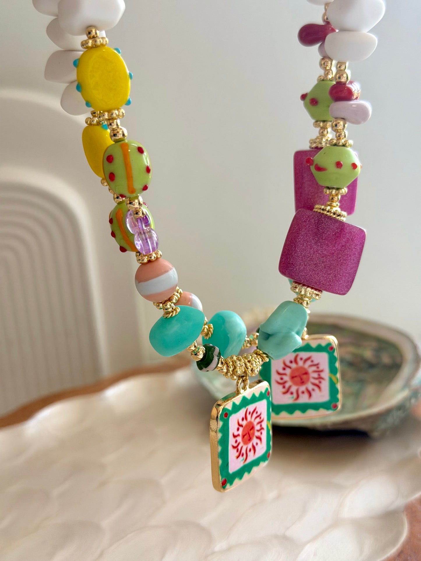 Solecito Tan Necklace