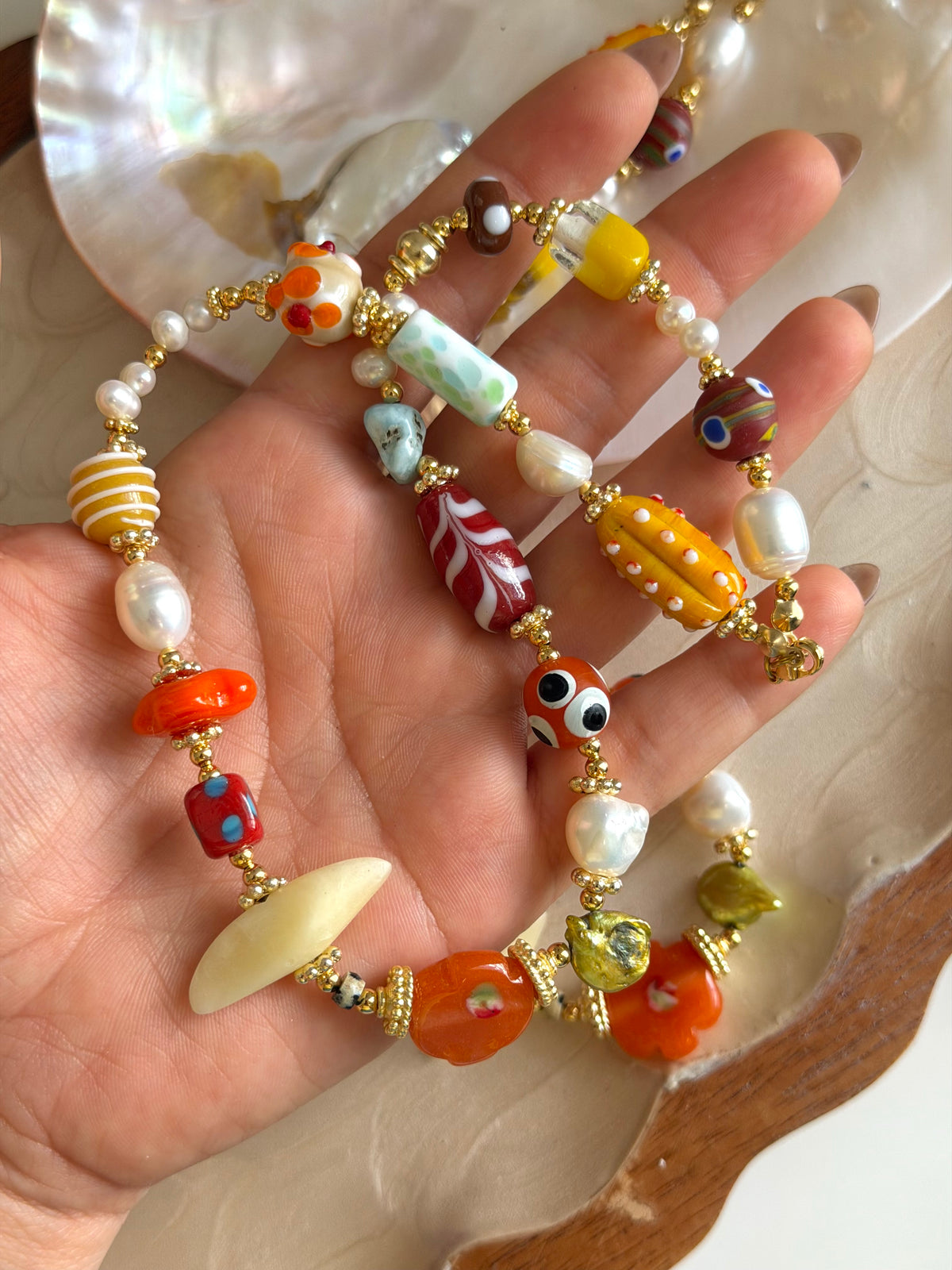 Fall Flower Necklace