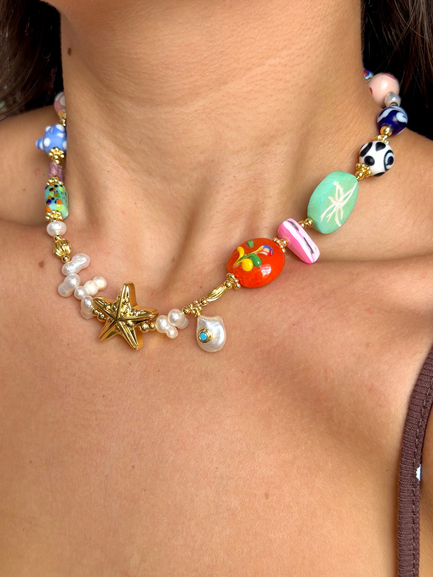 Estrella Perlada Necklace
