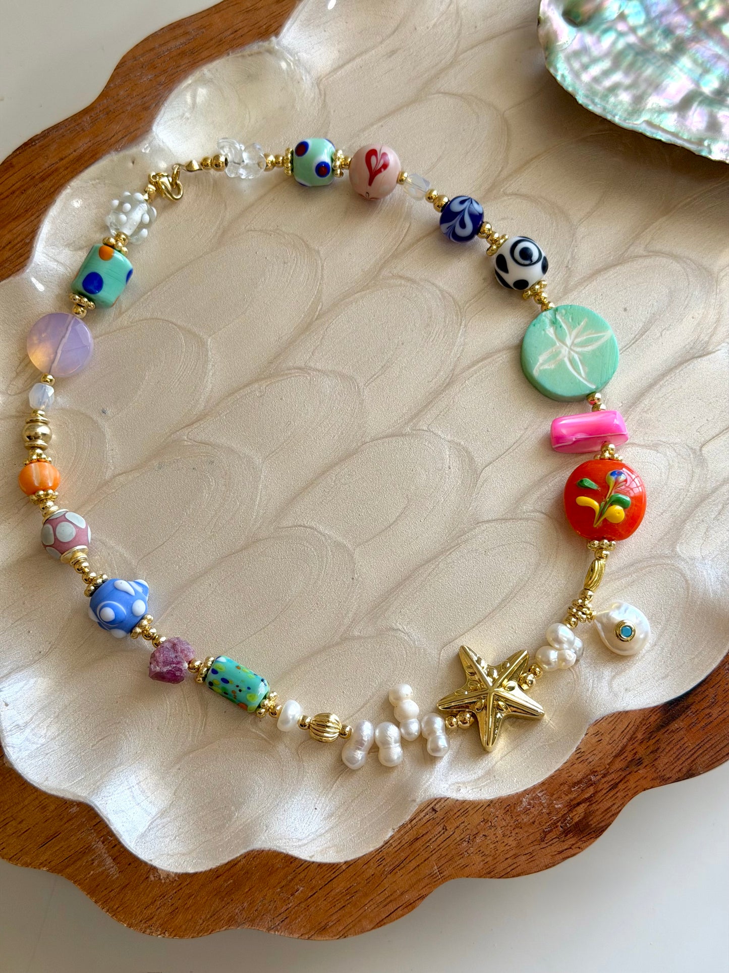 Estrella Perlada Necklace