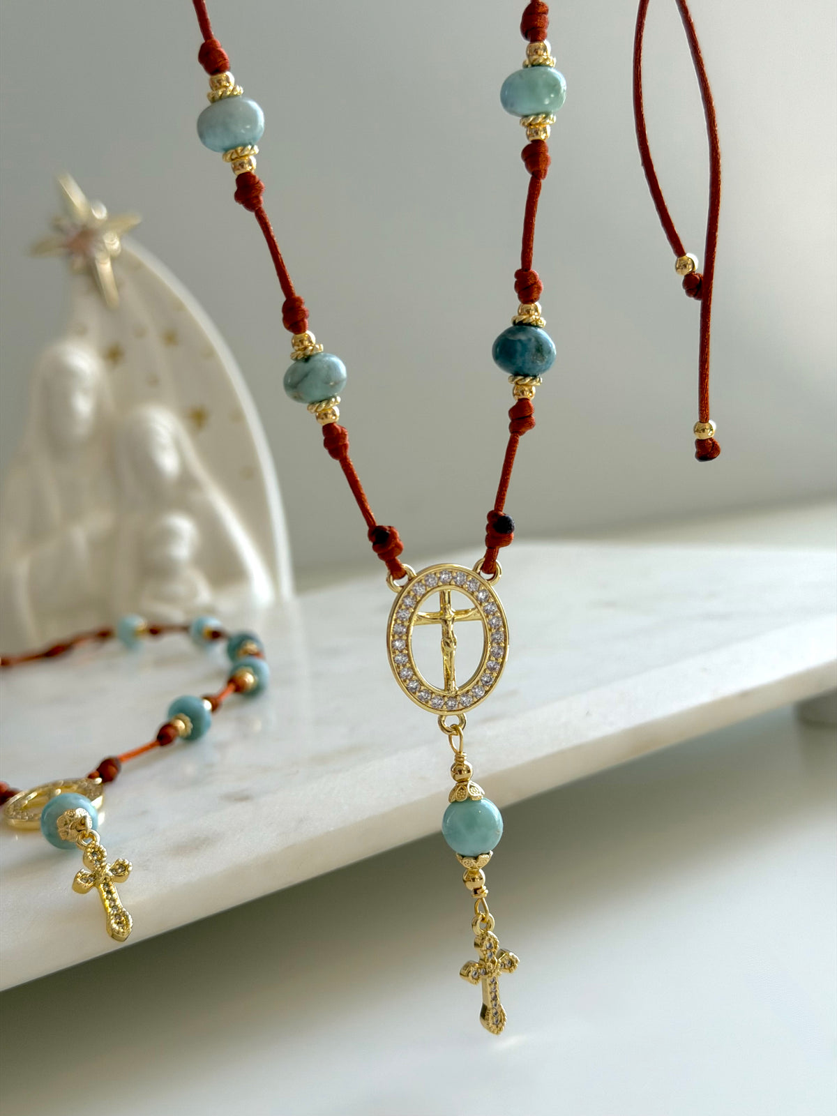 Larimar Decenario Necklace