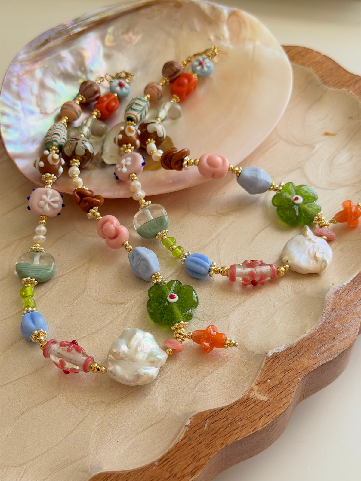 Flor Perlada Necklace