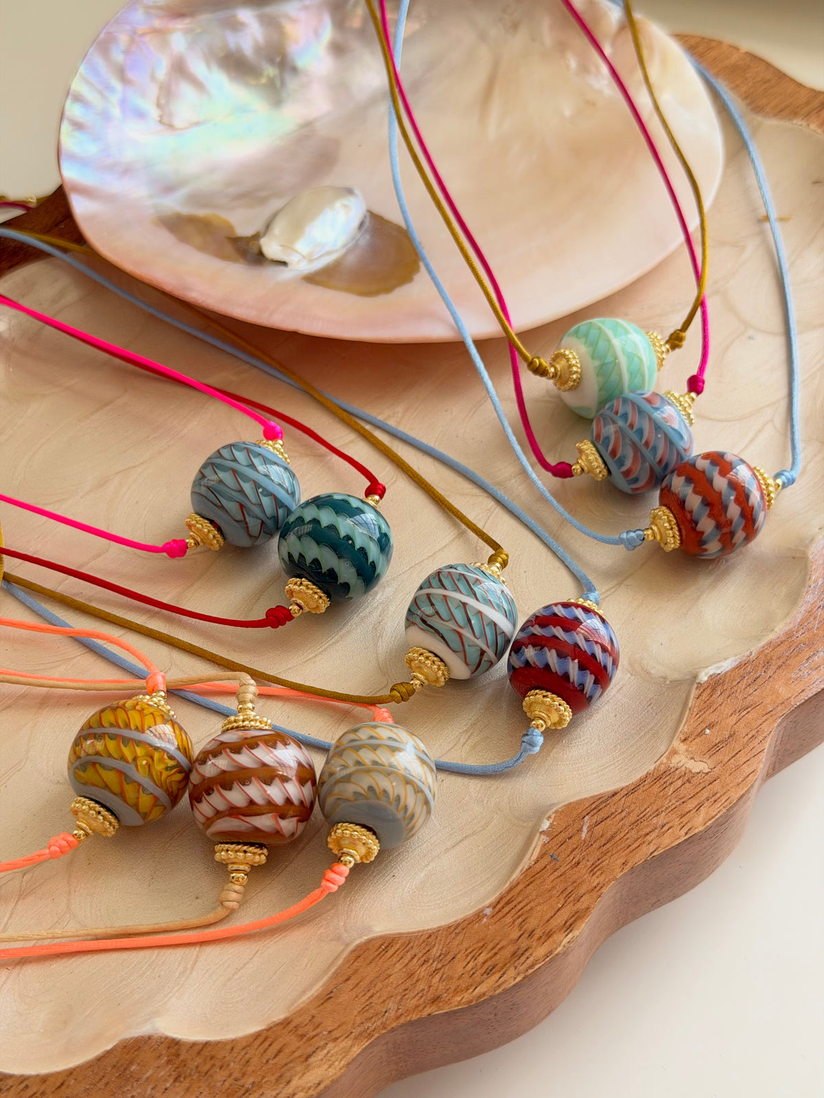 Murano Swirl Necklace