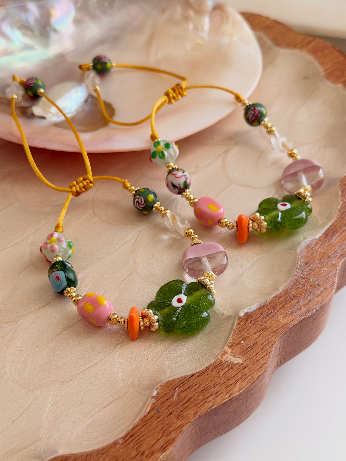 Flor Verde Bracelets